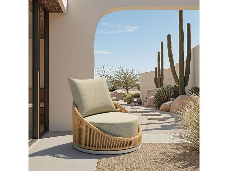 Cabana Swivel Chair Set