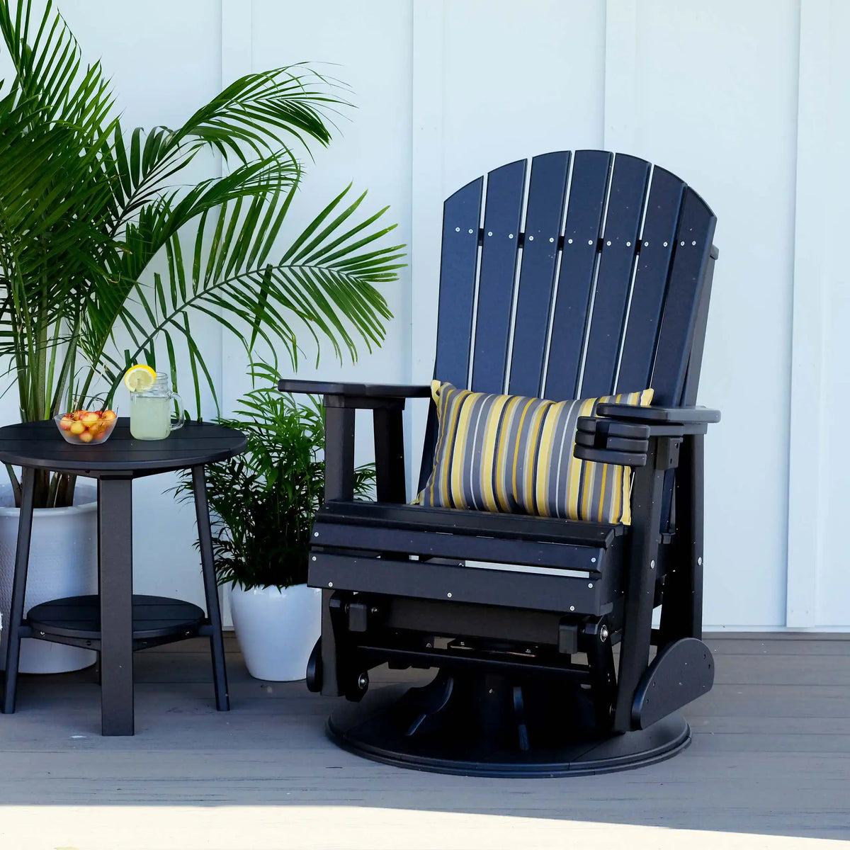 LuxCraft 2' Adirondack Swivel Glider