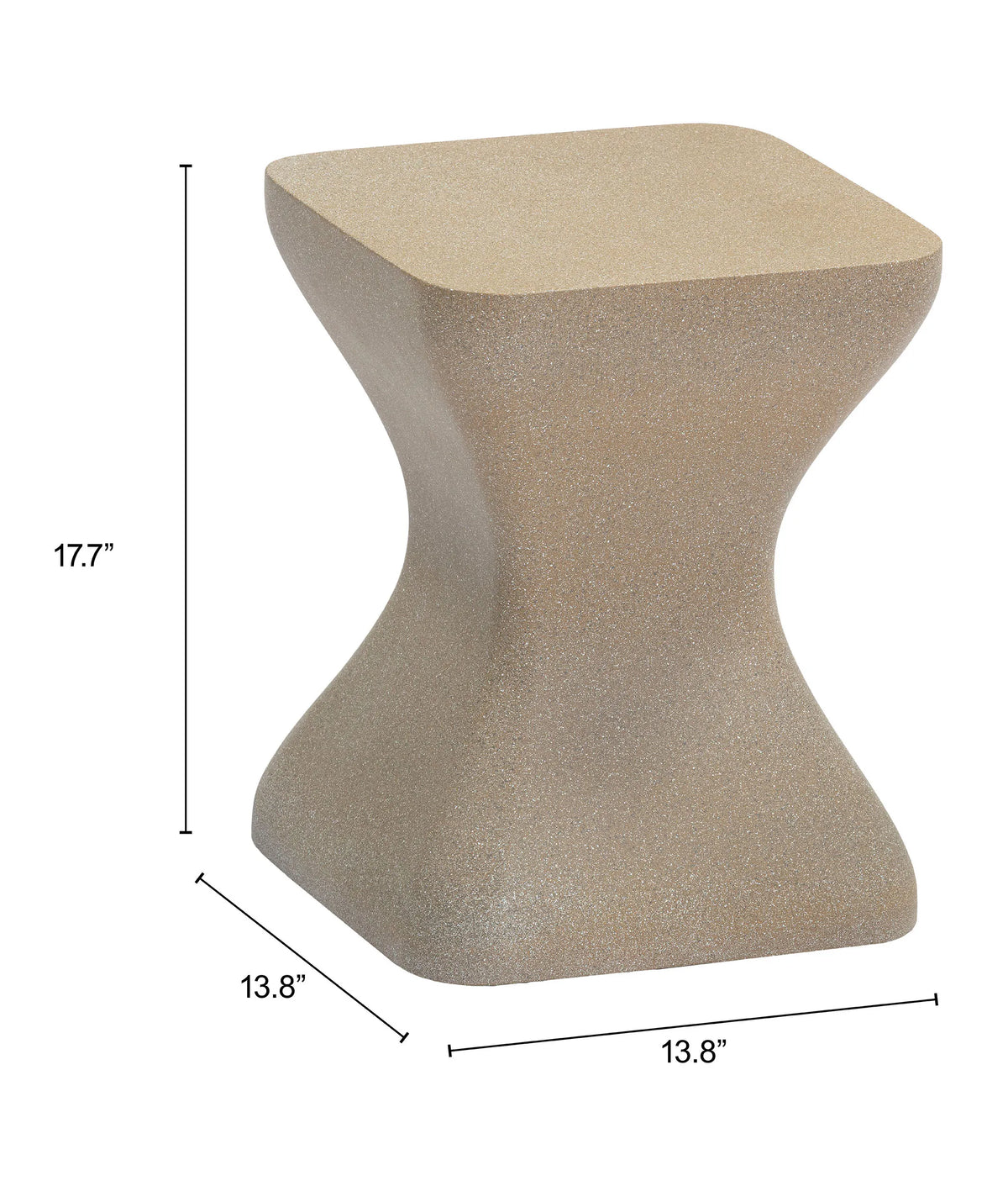 Mura Side Table-Taupe