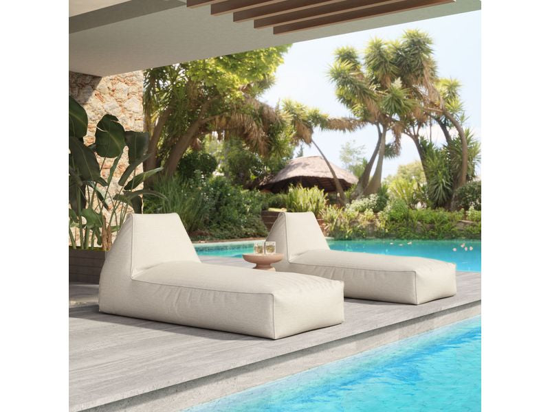 Kalm Chaise Lounge-Beige