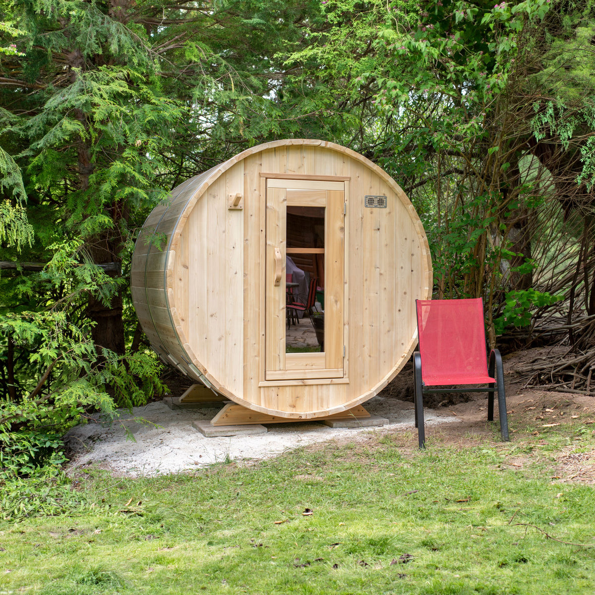 Leisurecraft CT Harmony 4 person Barrel Sauna