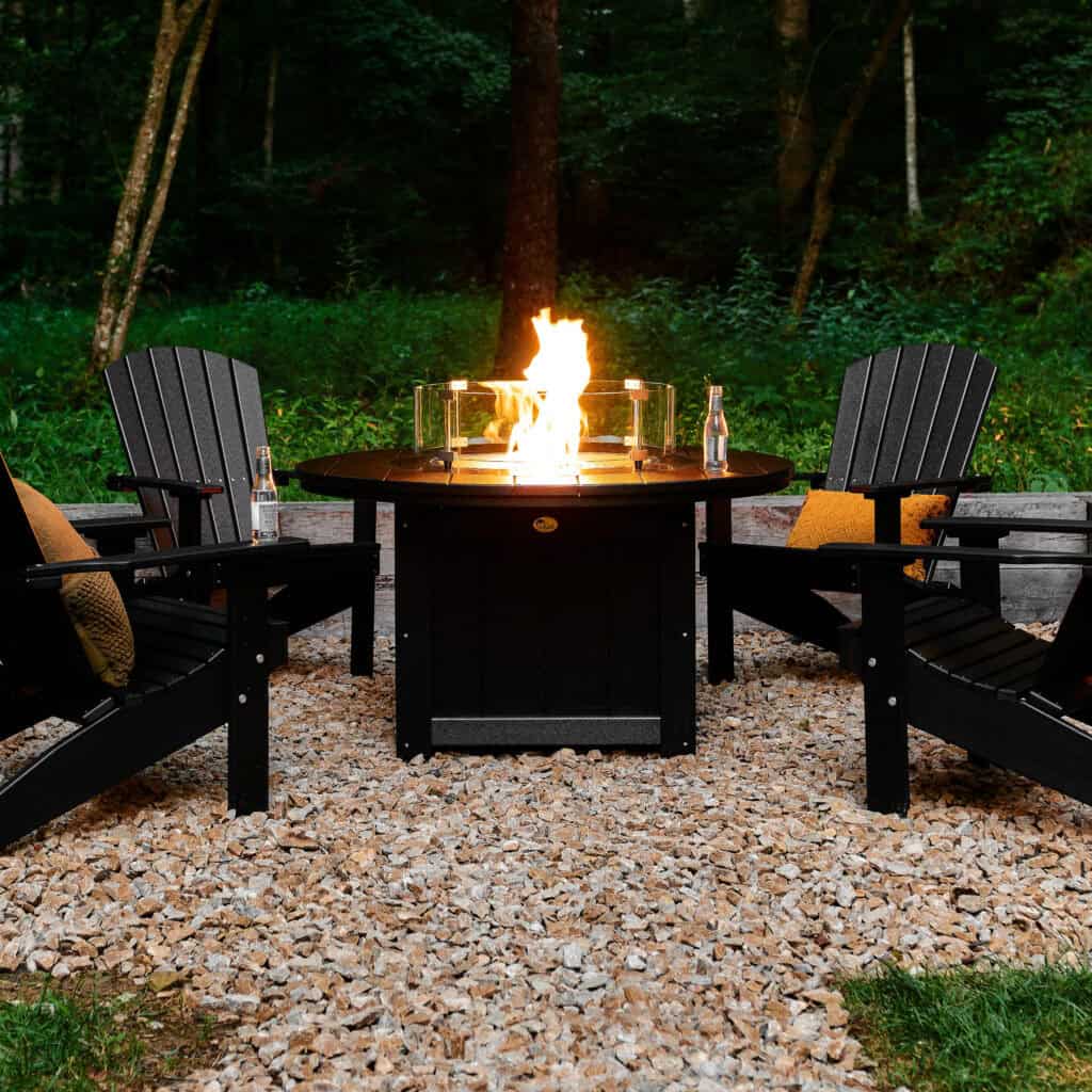 LuxCraft Lumin 46" Round Fire Table