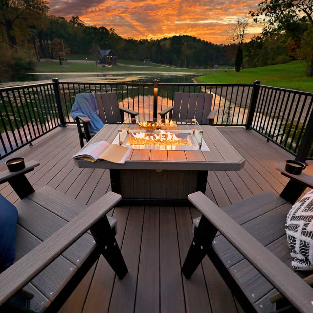 LuxCraft Lumin 51" Rectangular Fire Table