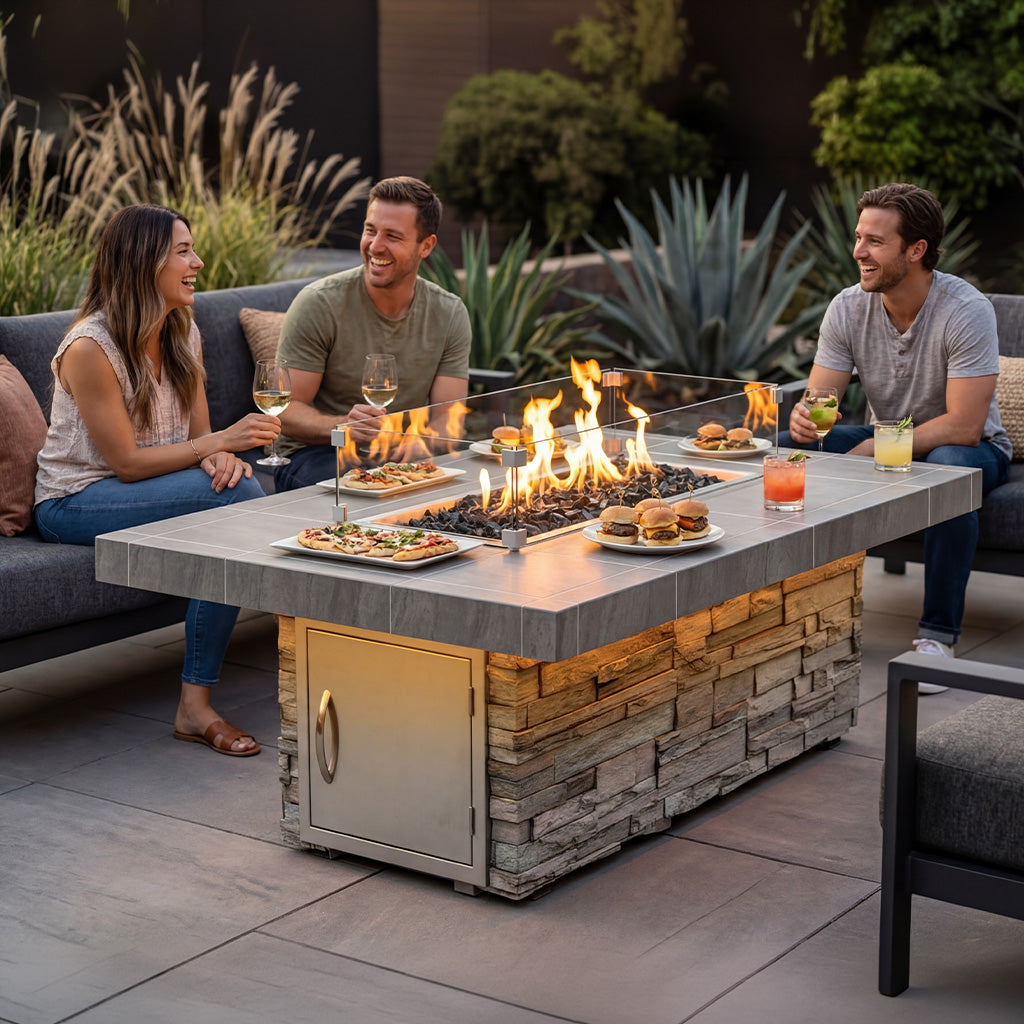 CalFlame- Mojave - Gas Fire Pit