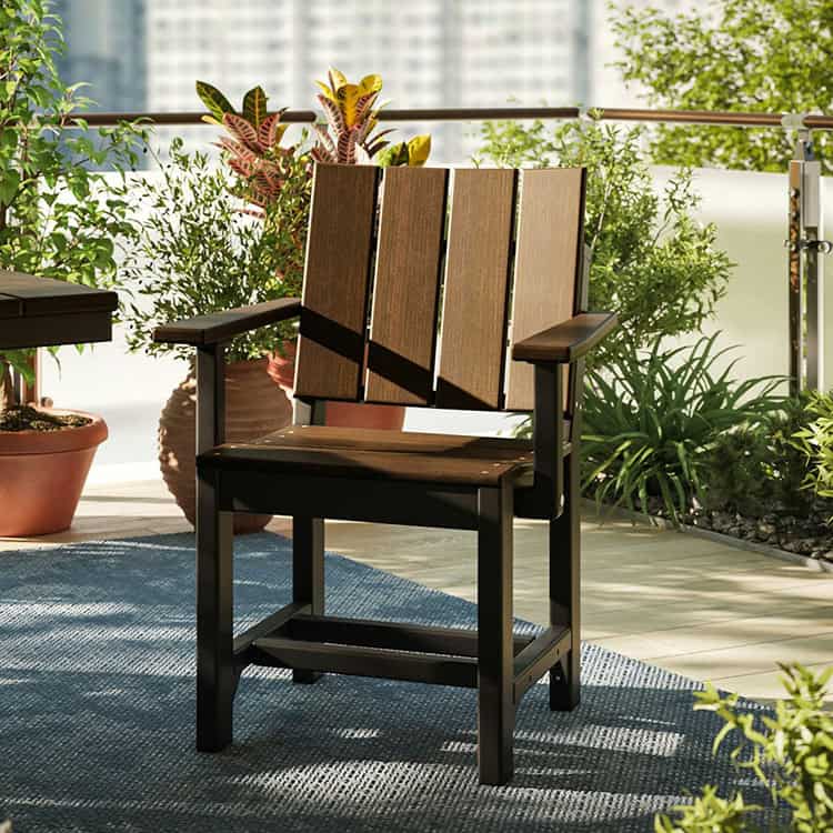 LuxCraft  Urban Dining Table with Chairs