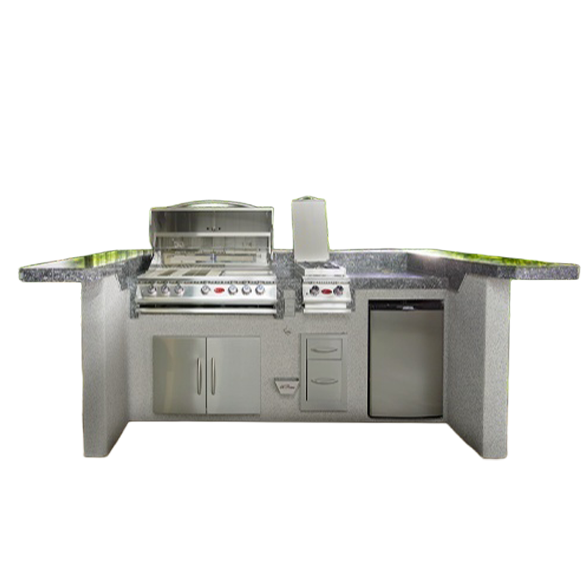 CalFlame -La Jolla Q PV7000-Outdoor Kitchen Island